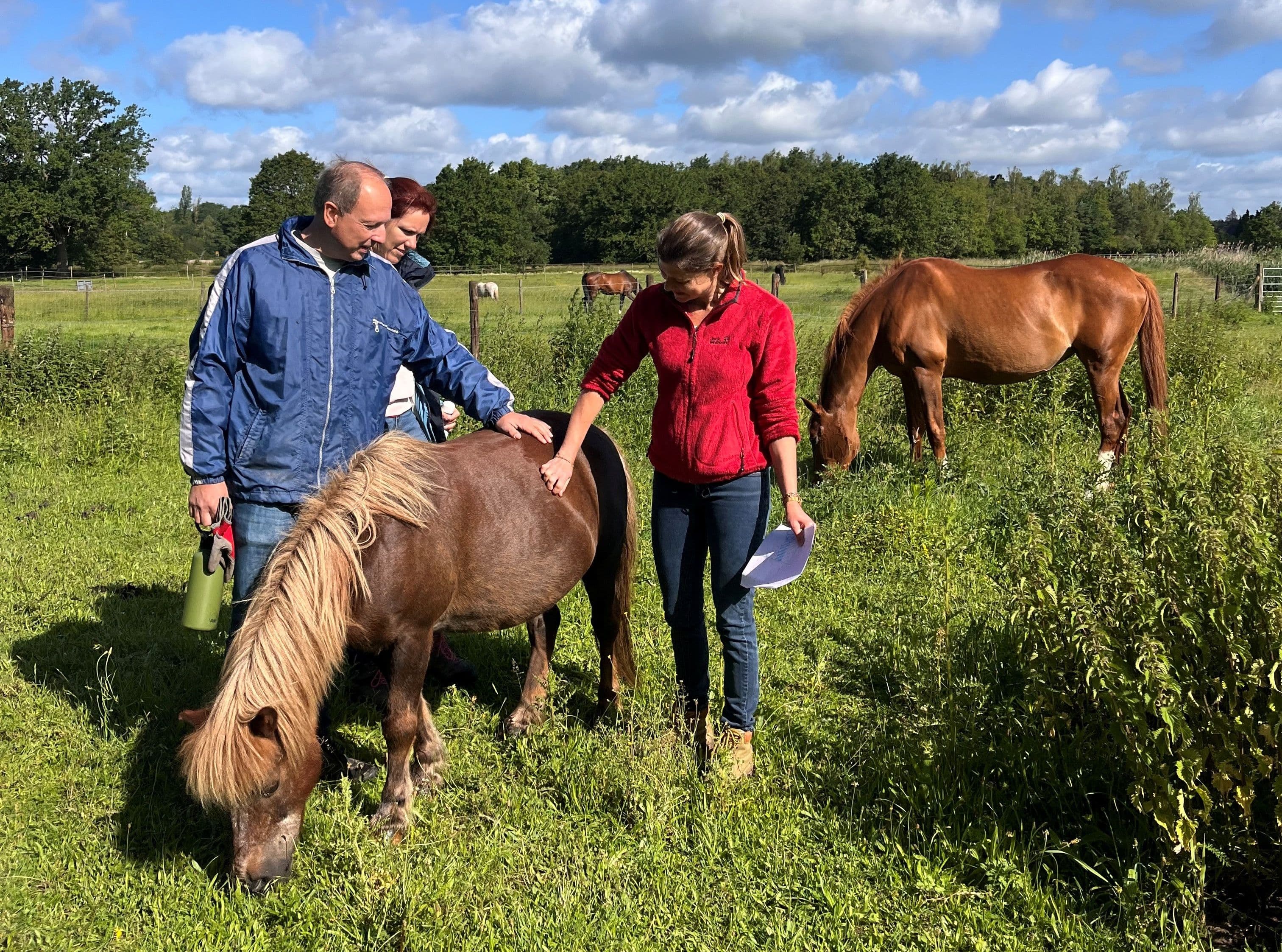 time outside met paardje